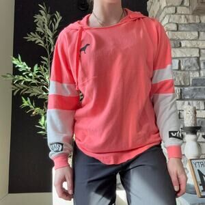 Pink victorias secret y2k long sleeve with back logo detail size small